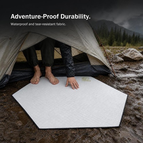 Tent groundsheet hexagonal - hexagonal, for