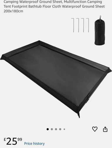 Waterproof tent footprint - tent,