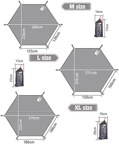 Camping tarp tent footprint - camping,